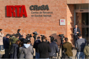 Registro en el IRTA-CReSA por la investigación del brote de PPA