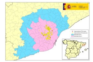 Ya son 59 los focos de peste porcina africana en Cataluña