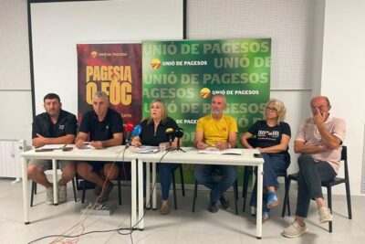 Unió de Pagesos convoca una movilización en Barcelona el 14 de octubre ante la crisis del sector agrario